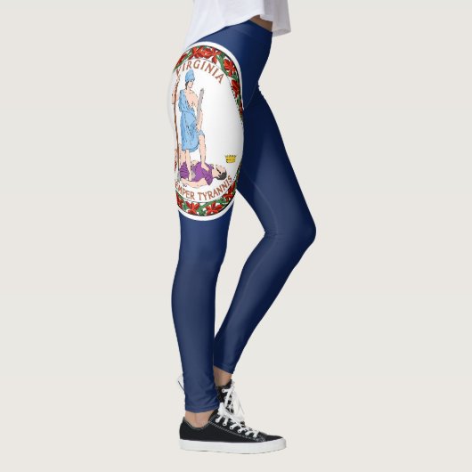 Leggings Drapeau cool De Virginie (Droite)