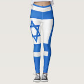Leggings Drapeau Cool d'Israël (Devant)