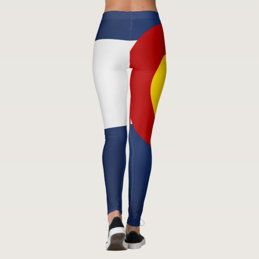 Leggings Drapeau Cool Du Colorado (Dos)