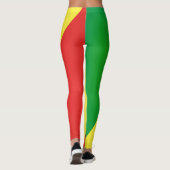 Leggings Drapeau cool Du Congo Mode (Dos)