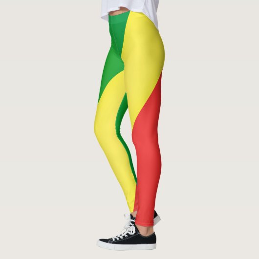 Leggings Drapeau cool Du Congo Mode (Gauche)