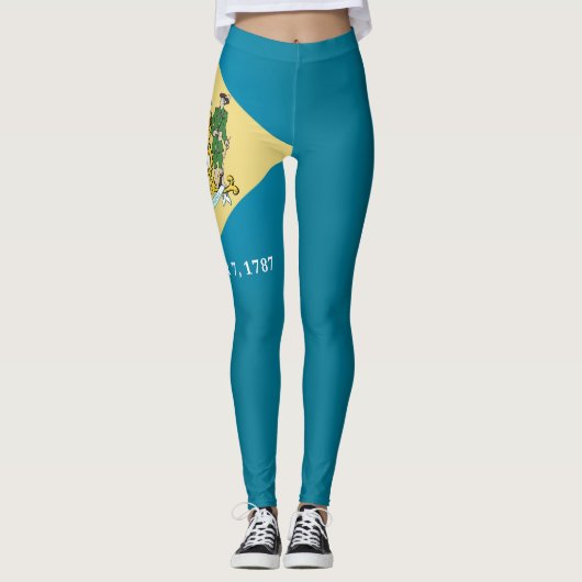 Leggings Drapeau Cool Du Delaware (Devant)