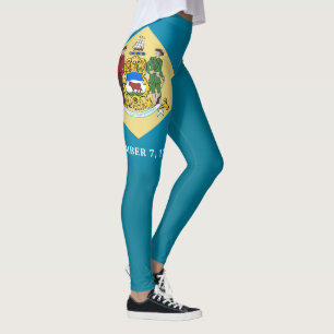 Leggings Drapeau Cool Du Delaware