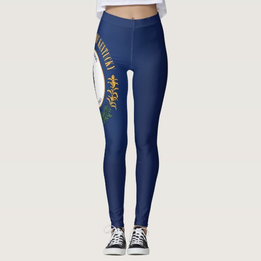 Leggings Drapeau cool Du Kentucky (Devant)