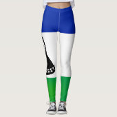 Leggings Drapeau Cool du Lesotho (Devant)