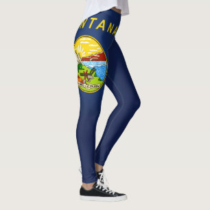 Leggings Drapeau Cool Du Montana