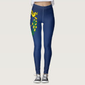 Leggings Drapeau Cool Du Nevada (Devant)
