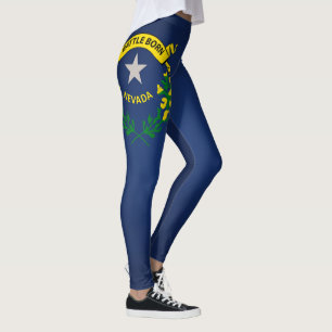 Leggings Drapeau Cool Du Nevada