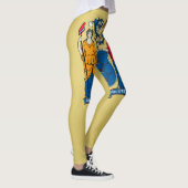 Leggings Drapeau Cool Du New Jersey (Droite)