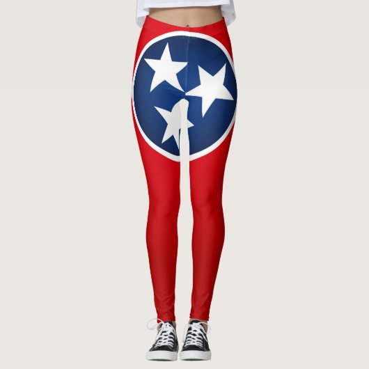 Leggings Drapeau Cool Du Tennessee (Devant)