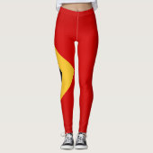 Leggings Drapeau cool du Timor Oriental (Devant)
