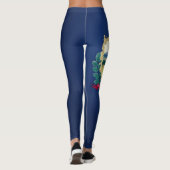 Leggings Drapeau Cool Du Vermont (Dos)