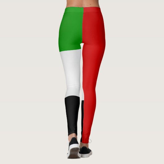 Leggings Drapeau cool Émirats Arabes Unis (Dos)