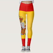 Leggings Drapeau Cool en Espagne (Devant)