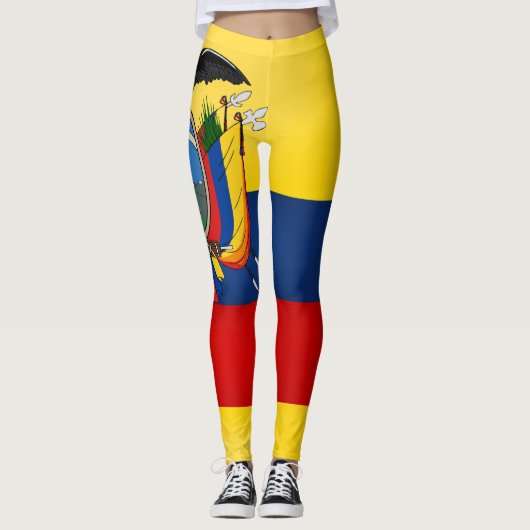 Leggings Drapeau Cool Equateur (Devant)
