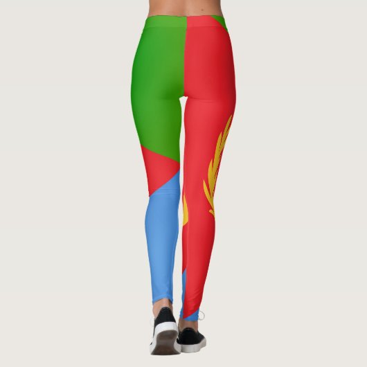 Leggings Drapeau Cool-Erythrée (Dos)