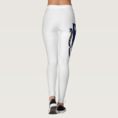 Leggings Drapeau cool Etat Du Massachusetts Mode (Dos)