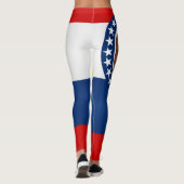 Leggings Drapeau cool État Du Missouri (Dos)