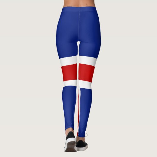 Leggings Drapeau cool Islande (Dos)