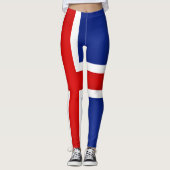Leggings Drapeau cool Islande (Devant)