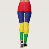 Leggings Drapeau cool Maurice (Dos)