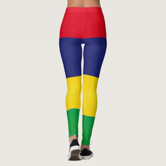 Leggings Drapeau cool Maurice (Dos)