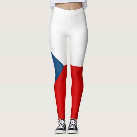 Leggings Drapeau cool République Tchèque (Devant)