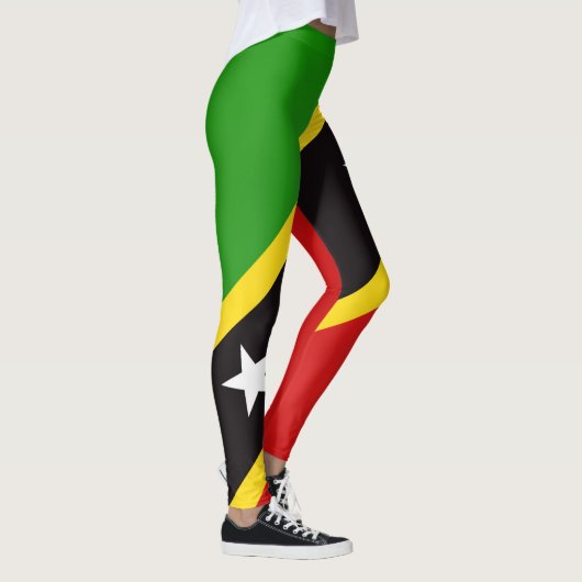 Leggings Drapeau Cool Saint-Kitts-Et-Nevis (Droite)