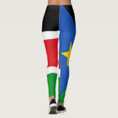Leggings Drapeau Cool Sud-Soudan (Dos)