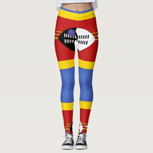 Leggings Drapeau Cool Swaziland (Devant)