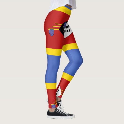 Leggings Drapeau Cool Swaziland (Droite)