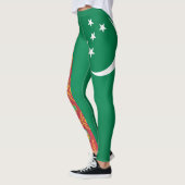 Leggings Drapeau Cool Turkménistan (Gauche)