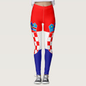 Leggings Drapeau croate (Devant)