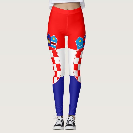 Leggings Drapeau croate (Devant)