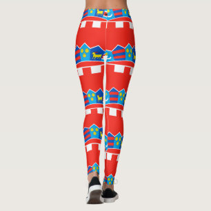 Leggings Drapeau croate motif