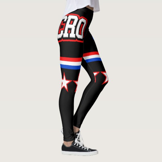 Leggings Drapeau Croatie (Droite)