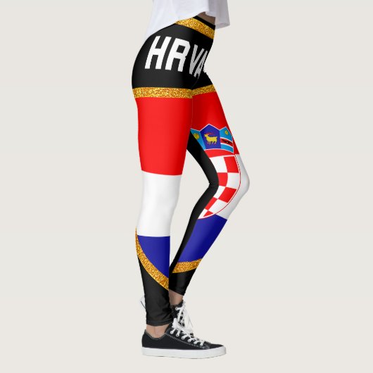 Leggings Drapeau Croatie (Droite)