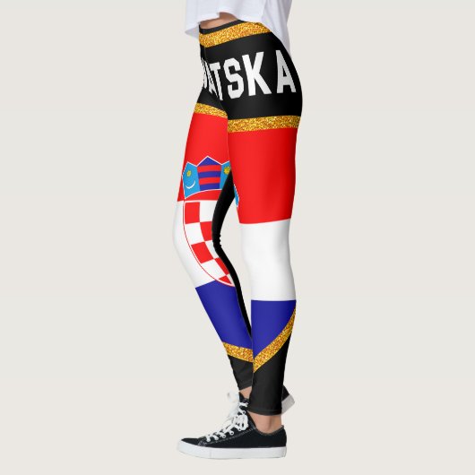 Leggings Drapeau Croatie (Gauche)