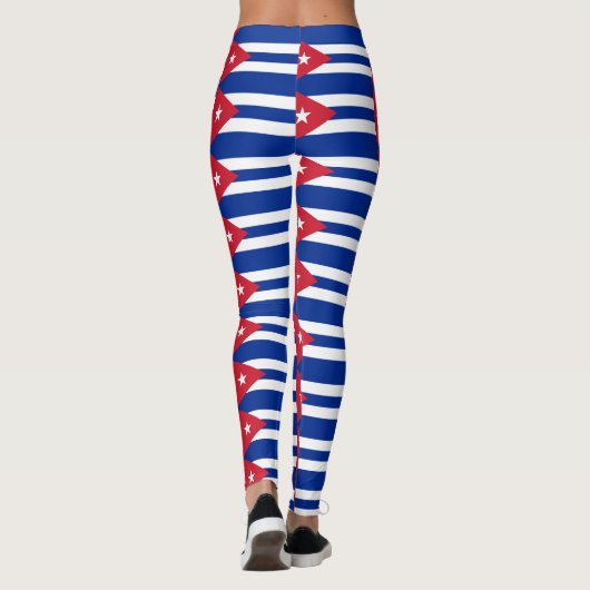 Leggings Drapeau cubain (Dos)