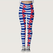 Leggings Drapeau cubain (Devant)