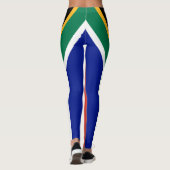 Leggings Drapeau d'Afrique du Sud (Dos)