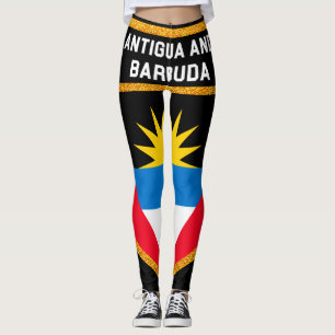 Leggings Drapeau d'Antigua-et-Barbuda