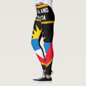 Leggings Drapeau d'Antigua-et-Barbuda (Gauche)
