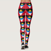 Leggings Drapeau d'Antiguan et de Barbuda (Dos)