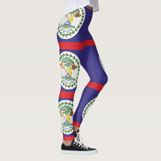 Leggings Drapeau de Belize (Droite)