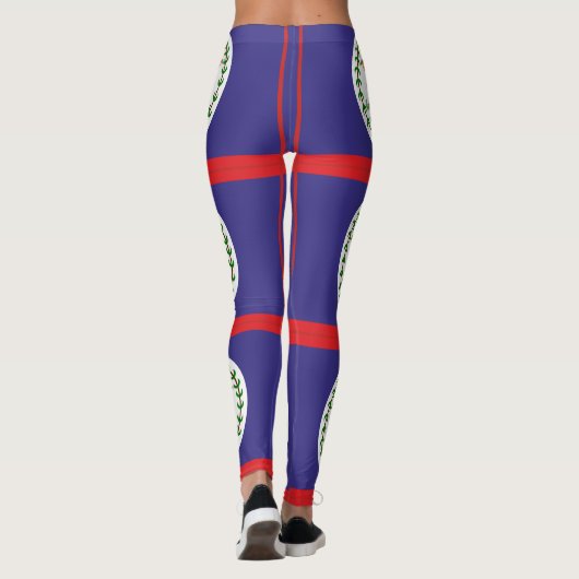 Leggings Drapeau de Belize (Dos)