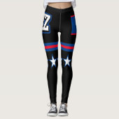 Leggings Drapeau de Belize (Devant)
