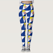 Leggings Drapeau de Bonaire (Devant)