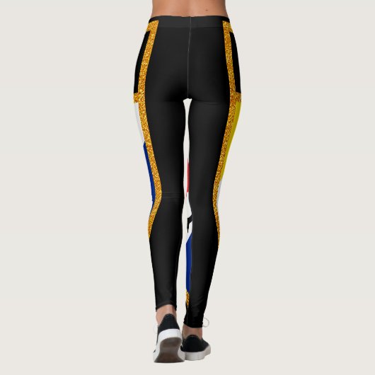 Leggings Drapeau de Bonaire (Dos)