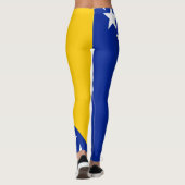 Leggings Drapeau de Bosnie-Herzégovine patriotique (Dos)